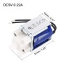 sourcing map Miniature Solenoid Valve 2 Way Normally Closed DC5V