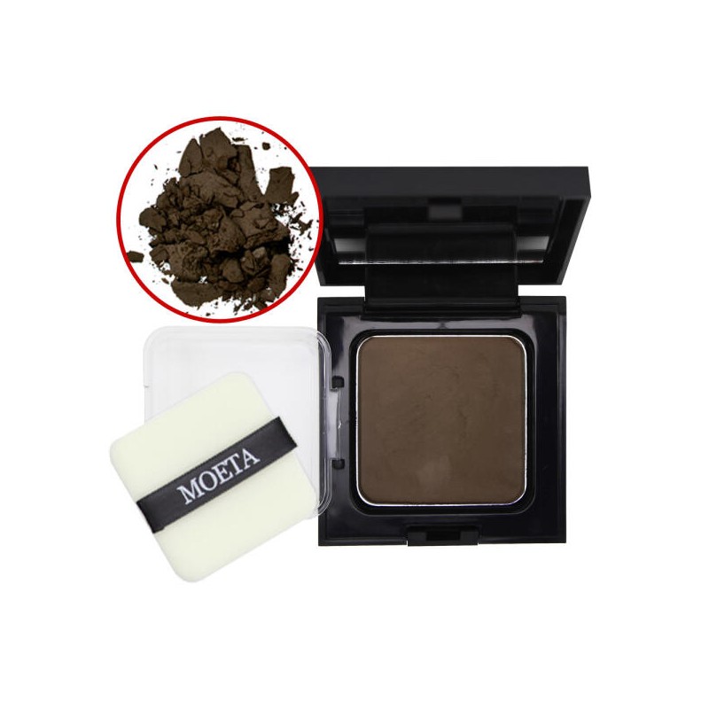 Moeta 모에타 헤어쉐도우 흑채12g (사각케이스) 섀도우 새치커버 [갈색] Moeta Hair