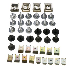 YINETTECH 44 Metal Tray Clip Engine Under Cover Bottom Splashguard Shield