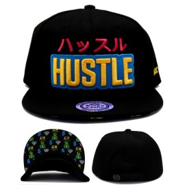King's New Leader Japanese Hustle Diamond Money Black Gold Era Snapback Hat Cap