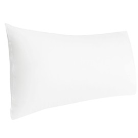 sourcingmap Cotton 5ft Body Pillow Cover, Long Bolster Pillowcase - Envelope Closure - Pregnancy Body Support Cushion - White
