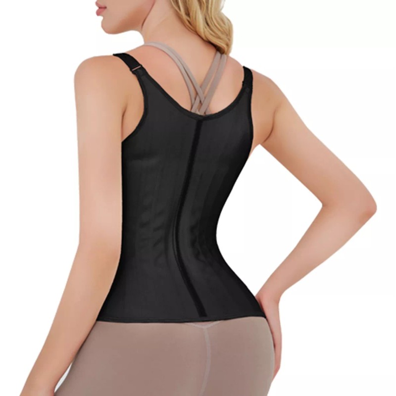 Zen Zen Fajas Colombianas Reductora Modeladora Tipo Chaleco 6 Filas