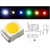 50x Superbright LEDs SMD 3528 Warm White 3000K 20mA 3,2V