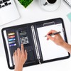 Colexy A4 Writing Case, Leather Conference Folder with Calculator, Waterproof