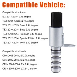 918-069 Engine Variable Valve Timing (VVT), For Honda Civic Si 2006-2015, CR-V EX LX 2005-2006, For Acura TSX 2010-2014 2.0L/2.4L, For Acura ILX 2013-2015, Replaces #15830-RBB-003