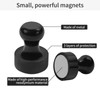 HFZRFH 20-Pack Small Black Neodymium Magnets - Strong Magnets for