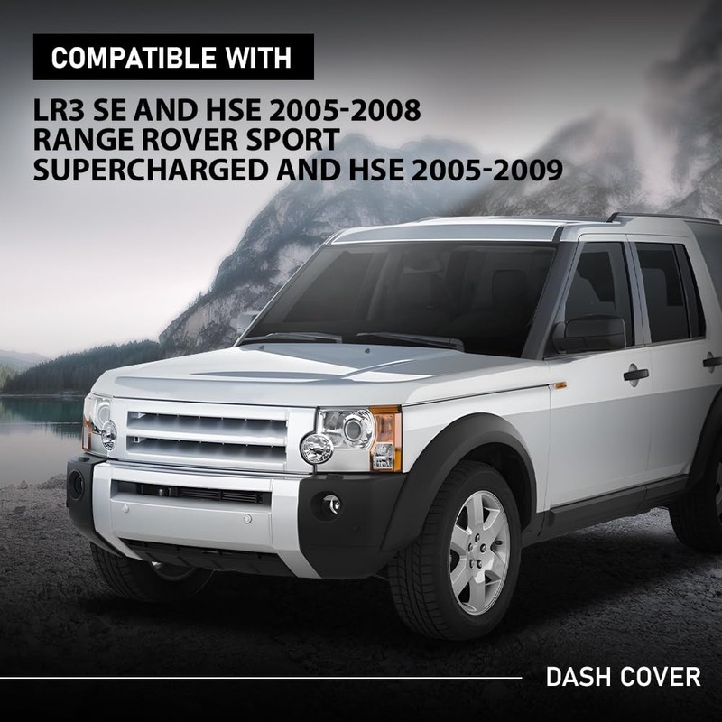 G-PLUS Dashboard Dash Cover Compatible with 2005-2008 LR3 SE HSE/2005-2009