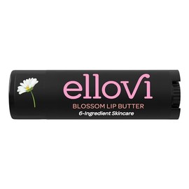 Bálsamo Natural para Labios Ellovi - Florido (Blossom) - Tan Puro que Podrías Comértelo - Hecho Con Solo 6 Ingredientes Veganos - Cuidado Humectante  