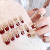 HAPVITAL 24 Pcs Nail Tips, Nail Tips, Popular, 3D Nail