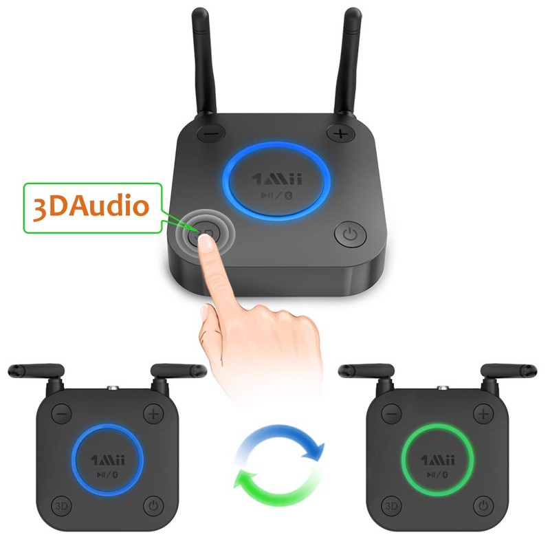 [Upgraded] 1Mii B06Pro Long Range Bluetooth Receiver, HiFi Wireless Audio