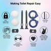 One-N-Done Premium 3.75" Toilet Bolts: Toilet Flange Repair Kit Locks