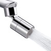 Hibbent Sink Aerator for Kitchen/Bathroom, 2 Modes Faucet Aerator Adjustable