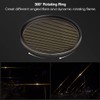 Walking Way 49MM Gold Streak Filter Variable Rotating Circular Anamorphic-Style