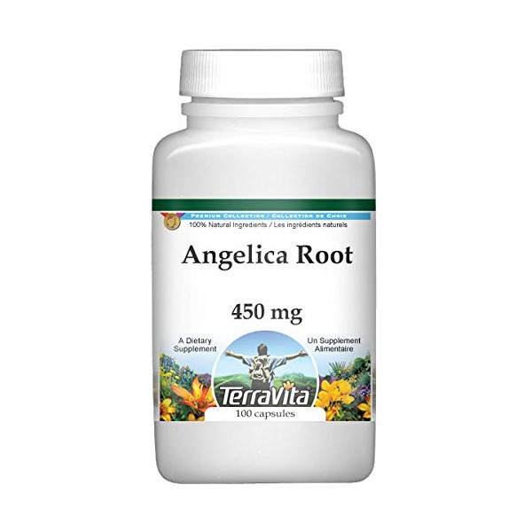 TerraVita Angelica Root - 450 mg (100 Capsules, ZIN: 510948) - 3 Pack