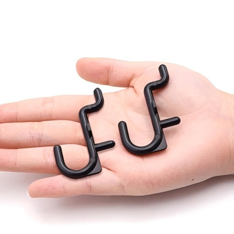 Nivithi Set of 50 J-Shape Pegboard Hooks Kit, Includes Peg