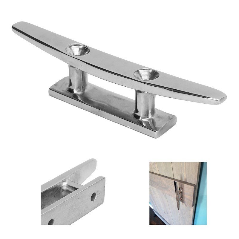 6in Low Flat Dock Cleat 2 Hole Deck Rope Anchor