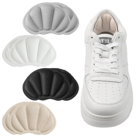 JUGUTA Premium Fersenpolster Schuheinlagen - Das Original - Fersenschutz Fersenkissen Gel Antirutsch Einlagen Für Zu Große Schuhe & Stiefel Schuhfüller Heel Protector Pads Gegen Blasen 8Er-Set