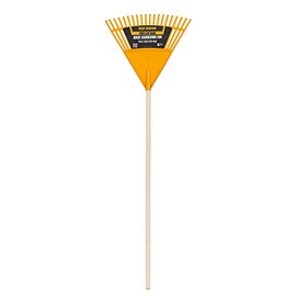 True Temper KLRO True Temper Kids’ Poly Leaf Rake, 18-Inch