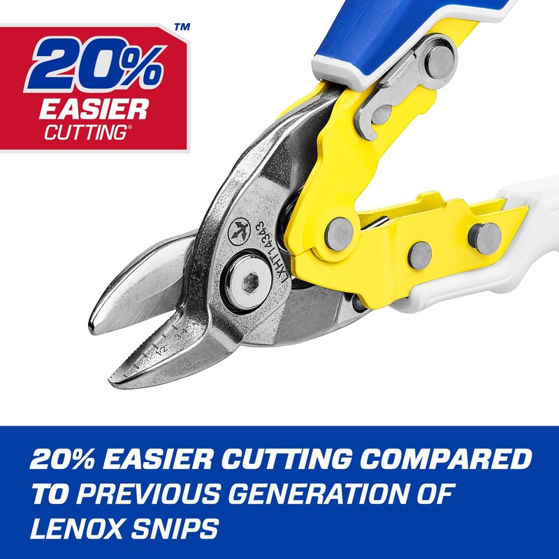LENOX TOOLS Pliers, Bulldog Avitation Snips, With Durable Grip (LXHT14343​)