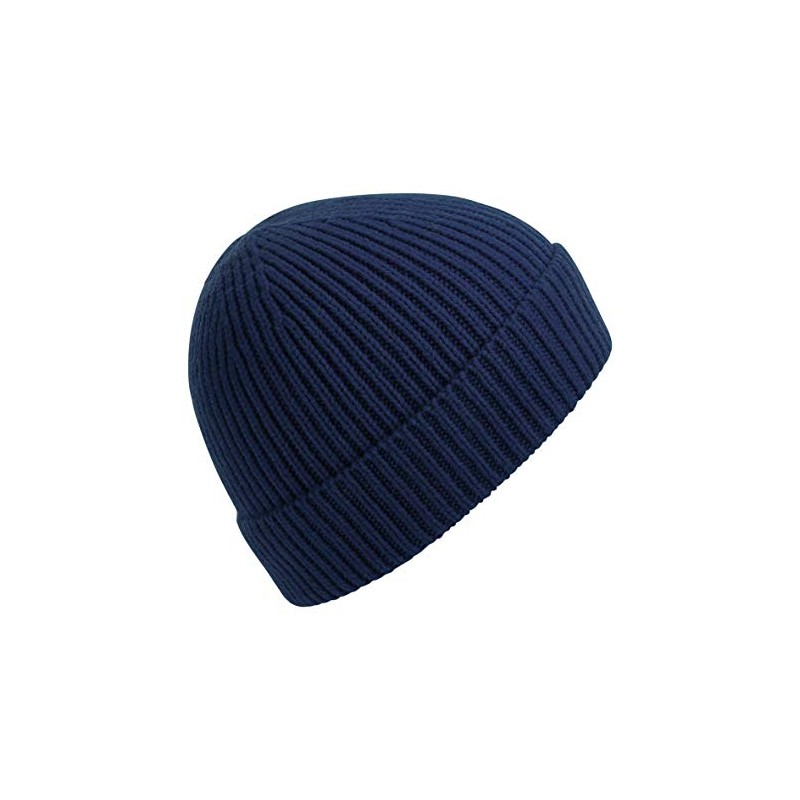 Beechfield B380 Engineered Knit Ribbed Beanie - Oxford Navy
