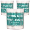 Milia swab, micro pointed cotton swab, acne toothpick, cotton swab, 200 pcs, 3 pcs. / 비립종 면봉 마이크로 뾰족 면봉 여드름 이쑤시개 면봉 200개입 3개