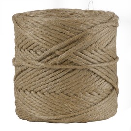 JAM PAPER Kraft Twine - 1/8 x 75 Yards - Ivory - Sold Individually