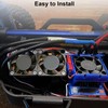 Topyond RC 5V RC Fan Set for Traxxas Slash 4x4