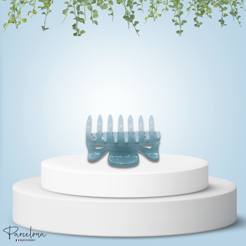 Parcelona French Classic - Juego de 2 pinzas de celuloide