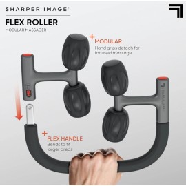 Sharper Image Flex Roller, Modular Massager - 8 Rollers With Attachments