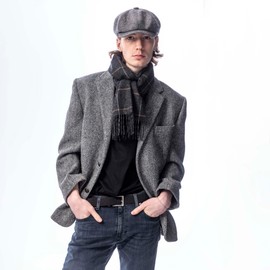 Heritage Traditions Wool Blue Tweed Panel Peak Newsboy Cap Hat, Tweed Hat, Blue Cap, Sherlock Holmes Hat, Bakerboy Cap, Farmer Hat, Ladies Caps, Blue Hat