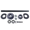 FUWTLP Jackshaft Go Kart Minibike Complete Jackshaft Kit 3/4" X