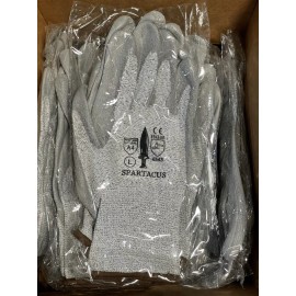 Seattle Glove Spartacus High Dexterity Cut Resistant Work Gloves ASTM ANSI A4 1 Pair - Large
