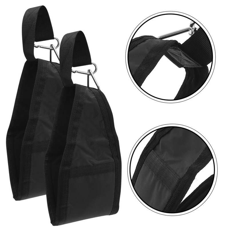 BESPORTBLE 2pcs Abs Training Belt Workout Pull up Belt for