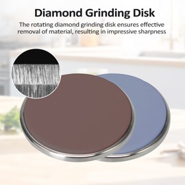 2Pcs Grinding Disc Sharpener Stone Sharpening Wheel Grinding Blade Tool Knife Sharpener Kit Compatible with Rolling Knife Sharpener