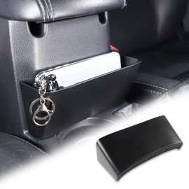 Aotumcer Center Console Sunglasses Holder Armrest Box Black Eyeglasses Storage Box Key Card Holder Compatible with 2013-2018 Subaru Forester Accessories, Refresh Console Interior