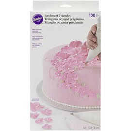 Wilton W1508 15" Parchment Triangles - 100 Package