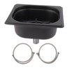 Glass Rinser Cup Washer Powerful Stainless Steel One Hand Operation