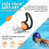 Hearprotek Ear Plugs for Swimming, [2 Pairs] Swim Ear Plugs