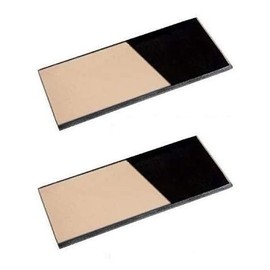 2 EACH Shade 10 Glass GOLD 2" x 4.25" Welding Hood Lens Helmet Filter 2 x 4-1/4 Replacement