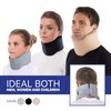Toros-group Soft, 100% Cotton Neck Support Brace, Adjustable Cervical Collar,