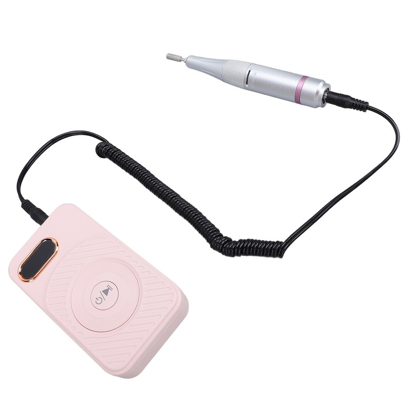 Nail Drill Machine Rechargeable Portable 0‑45000rpm LCD Display Electronic Nail