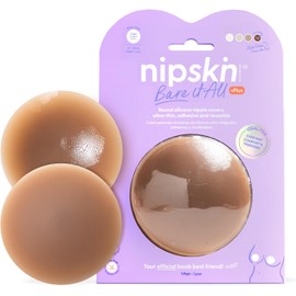 NIPSKIN - Cubre Pezones Bare It All Nipple Covers de Silicona Grado Médico - Adhesivos, Invisibles y Reutilizables - Pezoneras Redondas en Distintos Tonos de Piel
