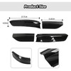 JeCar Smoked Tail Light Cover Trim Guards for 2021-2024 Jeep