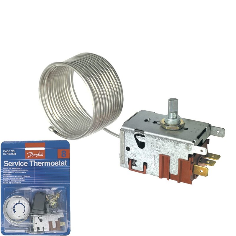 Danfoss 077B7008 Universal Thermostat No. 8 Temperature Controller Cooling Thermostat