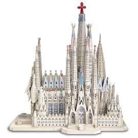 Piececool 3D Puzzles for Adults, La Sagrada Família Metal Model Kits DIY Assembling Hobbies Arts and Crafts Creative Gifts