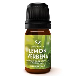 Sz Essentials Lemon Verbena Essential Oil – 100% Pure & Natural, Grown in The High-Altitude Andes – Sweet, Citrusy, Uplifting Scent – Aromatherapy, Home Use – Therapeutic Grade & Vegan – 5 mL