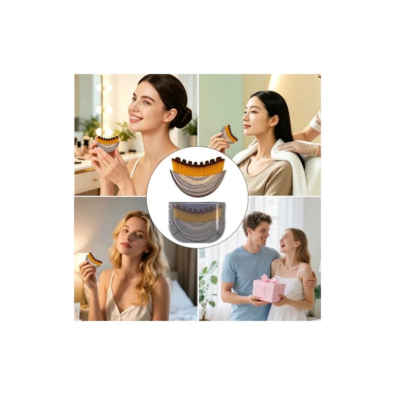 2PCS Cepillos Faciales Para Drenaje Linfático, cepillo de masaje linfático,