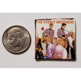 Dollhouse Miniature Record Album 1" 1/12 scale The Everly Brothers