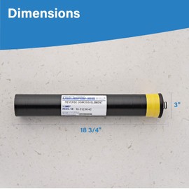 Applied Membranes Replacement Membrane for Merlin RO 1238342 TLC-350, Compatible with Merlin Reverse Osmosis System, Water Filter Membrane Replacement, (1 Pack)