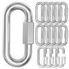 15 Pack Heavy-Duty Chain Hooks Quick Links - 304 Stainless